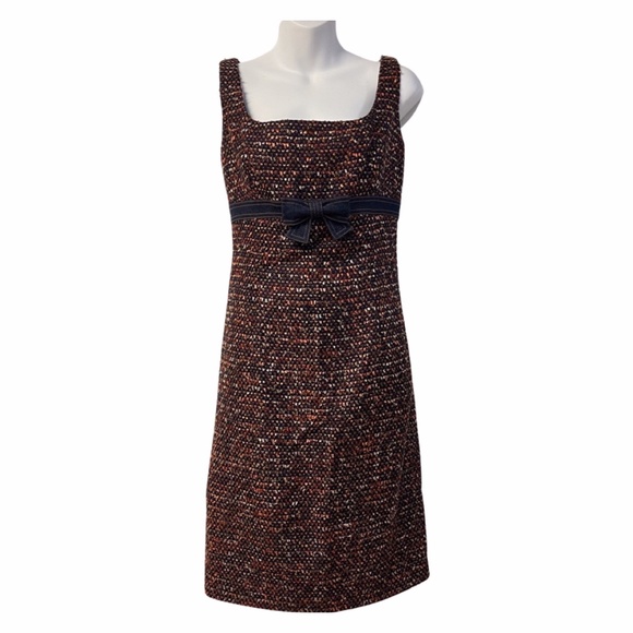 ❤️ HOST PICK ❤️ Escada Tweed Dress with Denim Bow - Picture 1 of 5